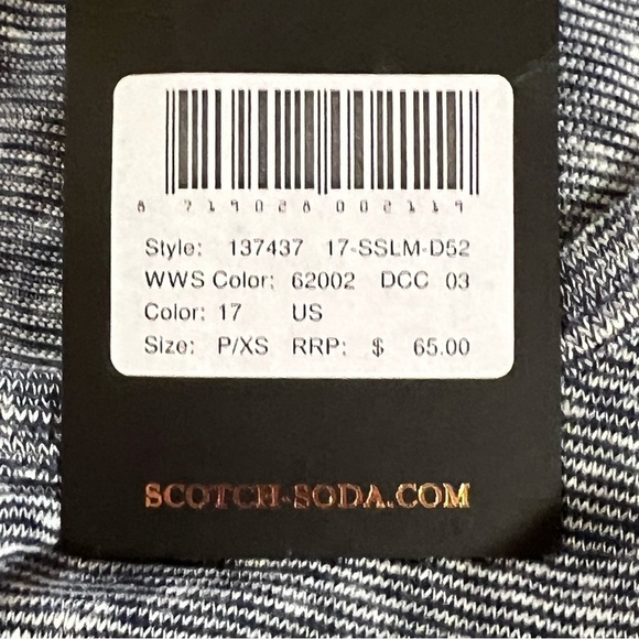 NWT Scotch & Soda Maison Scotch 100% Linen Scoop Neck Pom Pom Fringe Tank Top XS - Picture 12 of 16